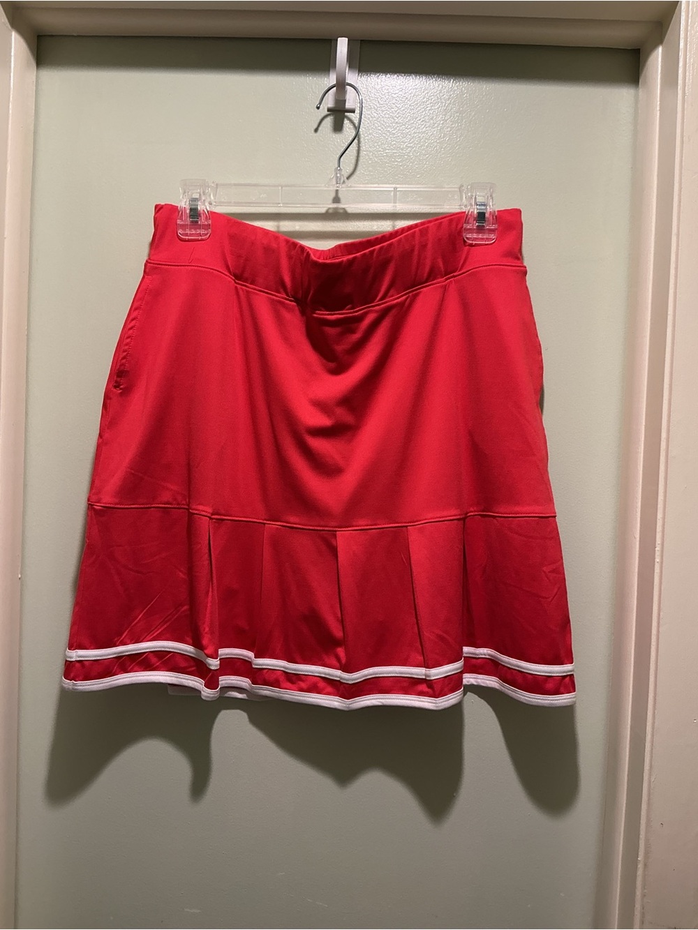 Sport Haley Red Skater Tennis Skirt with White Trim